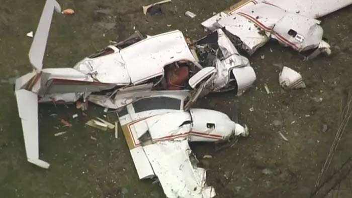 US Plane Crash: అమెరికాలో కూలిన విమానం.. టేకాఫ్ అయిన కాసేపటికే ప్రమాదం..