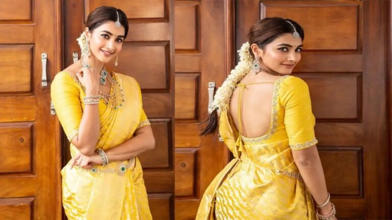 Pooja Hegde: ట్రెడిషినల్ లుక్ ఎంత అందంగా ఉందో.. బుట్టబొమ్మ స్టిల్స్ అదుర్స్..