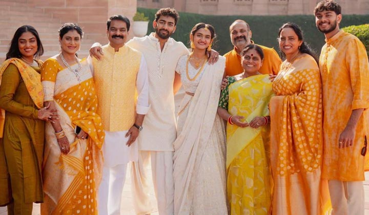 Ys Raja Reddy: జోధ్ పూర్ లో ఘనంగా షర్మిలక్క కొడుకు పెళ్లి.. జగన్ తప్ప అందరూ హాజరు