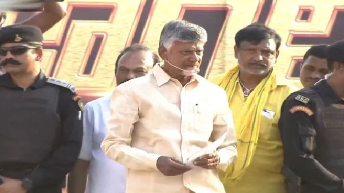 Chandrababu At Markapuram