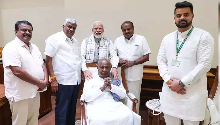 Karnataka: బీజేపీ-జేడీఎస్ మధ్య కుదిరిన పొత్తు.. ఎన్నెన్ని సీట్లంటే..!