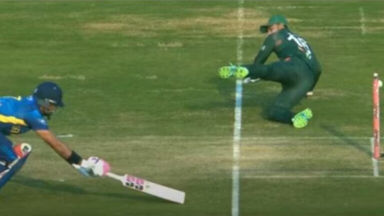 Liton Das: ఎంఎస్ ధోనీని తలపించిన బంగ్లా కీపర్.. నో-లుక్ రనౌట్ వీడియో వైరల్!