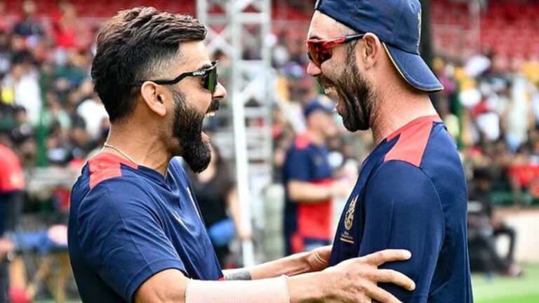 Glenn Maxwell-Virat Kohli: కోహ్లీని ఇమిటేట్ చేసిన మాక్స్‌వెల్.. వీడియో వైరల్!