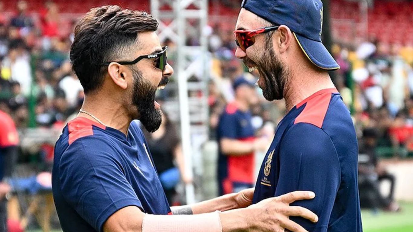 Glenn Maxwell-Virat Kohli: కోహ్లీని ఇమిటేట్ చేసిన మాక్స్‌వెల్.. వీడియో వైరల్!