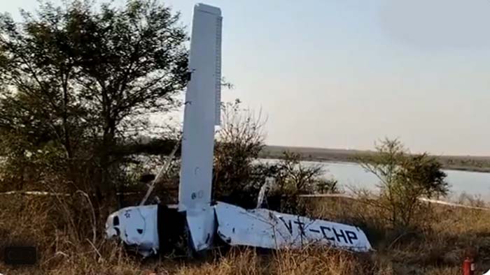 Aircraft crash: మధ్యప్రదేశ్‌లో కూలిన శిక్షణ విమానం