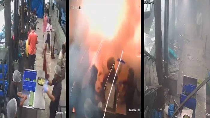 Rameshwaram Cafe: సీసీటీవీలో భయానక పేలుడు దృశ్యాలు.. రామేశ్వరం కేఫ్ బ్లాస్ట్ వీడియోలు వైరల్..