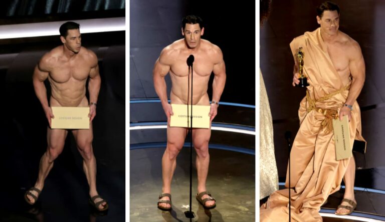 Oscar Awards 2024 John Cena : ఆస్కార్ స్టేజ్ పై జాన్ సీనా న్యూడ్ షో.. వైరల్ అవుతున్న వీడియో..