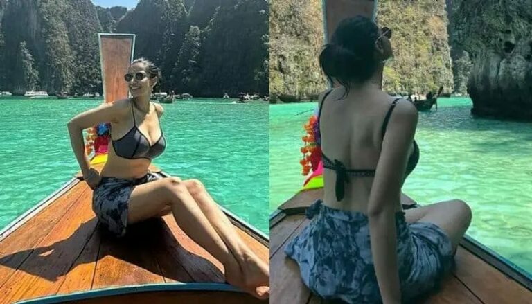 Meenakshi Chaudhary : థాయ్ లాండ్ వేకెషన్ లో మీనాక్షి చౌదరి..బోట్ పై విహరిస్తూ స్టన్నింగ్ పోజులు..