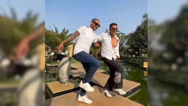 Akshay Kumar: శిఖర్ దావన్ తో కలిసి అదిరిపోయే స్టెప్పులేసిన అక్షయ్ కుమార్.. వీడియో వైరల్..