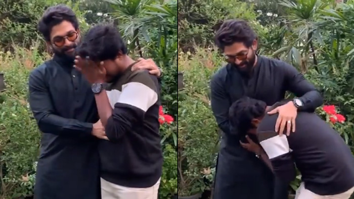 Allu Arjun Fan Crying Video