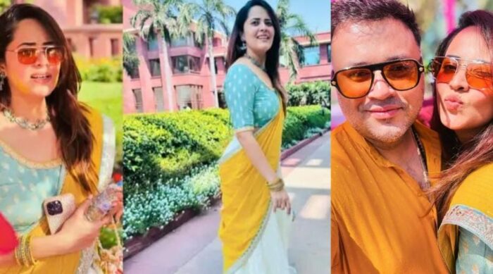 Anasuya : లంగావోణిలో మెరిసిపోతున్న అనసూయ.. భర్తతో క్యూట్ సెల్ఫీ..