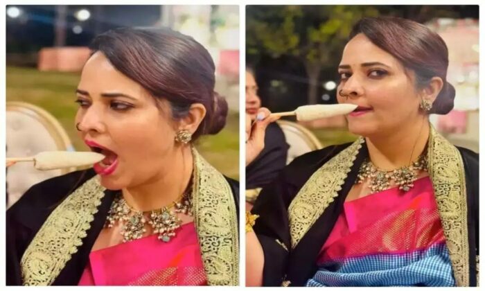 Anasuya : కుల్ఫీతో అనసూయ క్యూట్ సెల్ఫీ.. ఆడుకుంటున్నారుగా..!