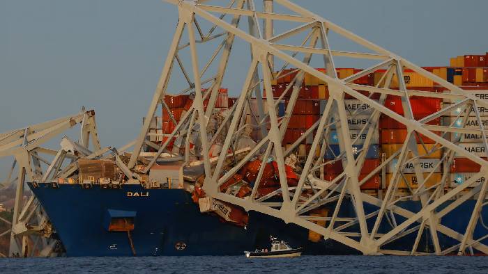 Baltimore Bridge collapse: యూఎస్ బాల్టిమోర్ వంతెనను ఢీకొట్టిన నౌకలో సిబ్బంది అంతా భారతీయులే..