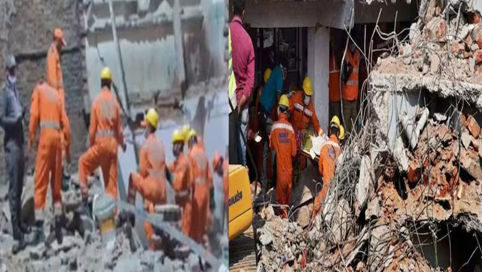 Building Collapsed: ఢిల్లీలో దారుణం.. కుప్పకూలిన రెండంతస్తుల బిల్డింగ్