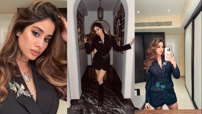 Janvikapoor : స్టైలిష్ లుక్ లో అదరగొడుతున్న దేవర బ్యూటీ..
