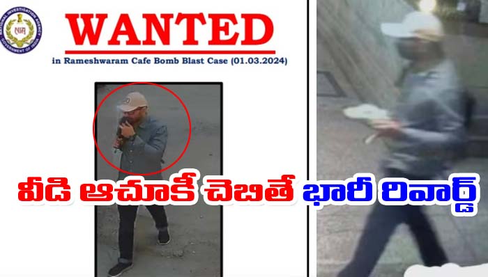 NIA: రామేశ్వరం నిందితుడి ఆచూకీ చెబితే భారీ రివార్డ్.. ఎంతంటే..!