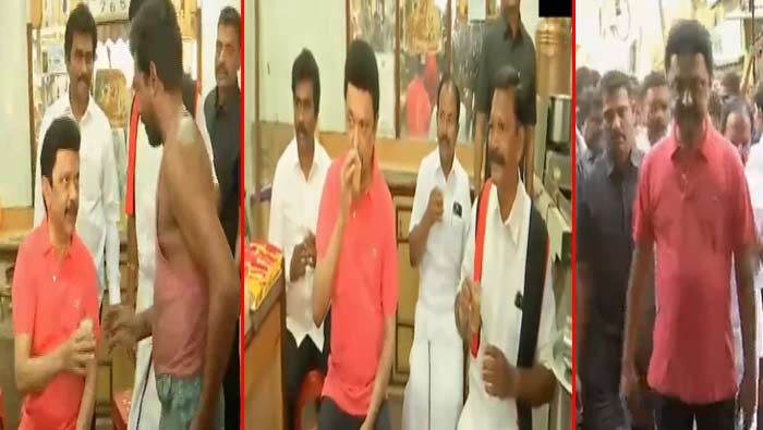 MK Stalin: రోడ్డు పక్కన ఛాయ్ తాగిన తమిళనాడు సీఎం..