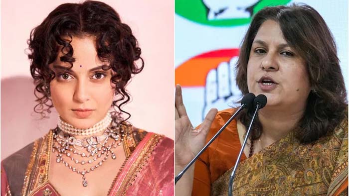 Kangana Ranaut: కాంగ్రెస్‌ మహిళా నేత అభ్యంతరకర పోస్ట్‌! బీజేపీ మండిపాటు