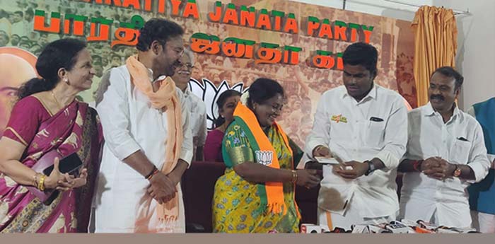 Tamilisai Soundarajan: బీజేపీలో చేరిన తమిళిసై.. పోటీ ఎక్కడ నుంచంటే..!