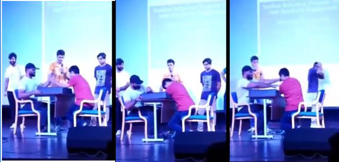 Viral Video: సరదాకి కుస్తీ పట్టాలనుకున్న యువకుడు.. దెబ్బకి దూల తీరిందిగా..!