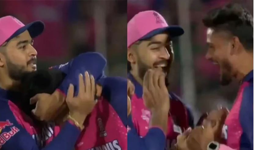 IPL 2024: డిఆర్ఎస్ అప్పీల్‌ ను చూడకుండా కుల్దీప్ సేన్‌ ను అడ్డుకున్న రియాన్ పరాగ్..!