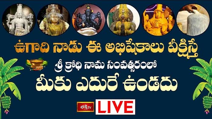 Sri Krodhi Nama Samvatsaram Special: ఉగాది నాడు ఈ అభిషేకాలు వీక్షిస్తే శ్రీ క్రోధి నామ సంవత్సరంలో మీకు ఎదురే ఉండదు