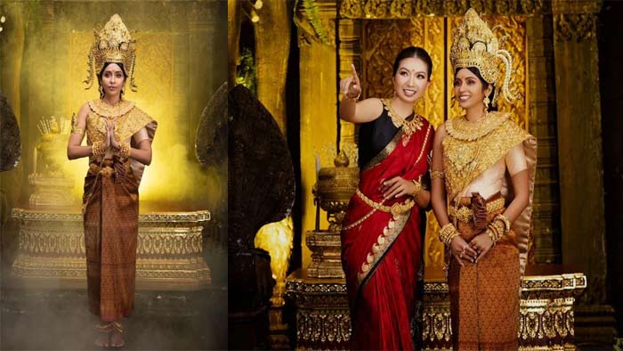 Devyani Khobrogade​: కంబోడియా న్యూ ఇయర్ వేడుకలు..  ‘అప్సర’గా కనిపించిన భారత రాయబారి