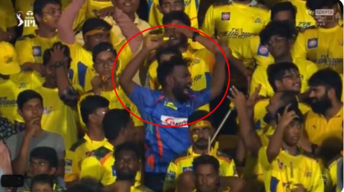 IPL 2024: అంత మంది సీఎస్కే ఫ్యాన్స్ మధ్య ఆ ‘ఒక్కడు’.. ఇది కదా ఎంజాయ్ అంటే..!