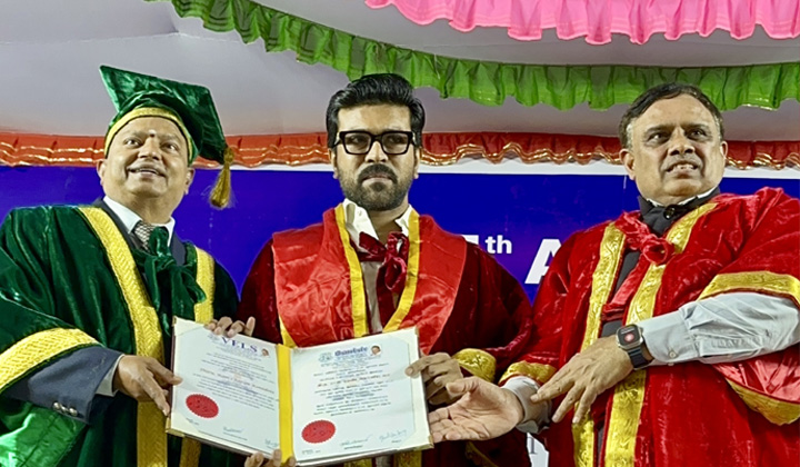 Ram Charan: గౌరవ డాక్టరేట్ అందుకున్న రామ్ చరణ్