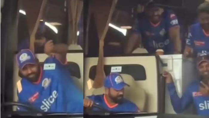 Rohit Sharma: బస్సు నడిపిన రోహిత్ శర్మ.. వీడియో వైరల్