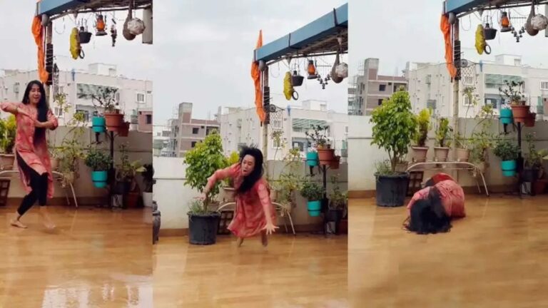 Anee Master : అయ్యో పాపం.. జారి పడ్డ మాస్టర్.. వీడియో వైరల్..