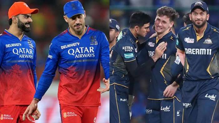 RCB vs GT: గుజరాత్ టైటాన్స్⁭తో ఆర్సీబీ ఢీ.. ప్లేఆఫ్ రేసులో వెళ్లేది ఎవరు..?