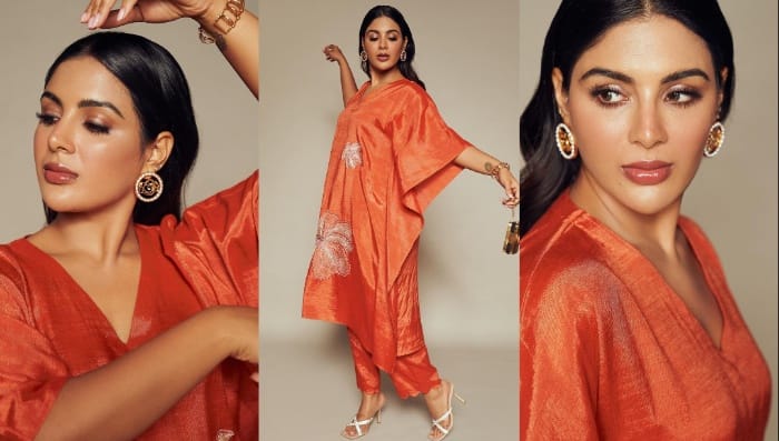 Samyuktha Menon: ఆరేంజ్ కలర్ డ్రెస్సులో అదరగొడుతున్న సంయుక్త..