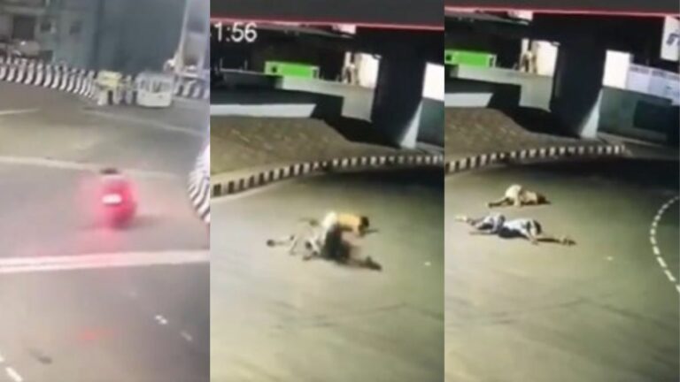 Road Accident: విశాఖలో ఫ్లైఓవర్ పై నుంచి పడి ఇద్దరు దుర్మరణం..