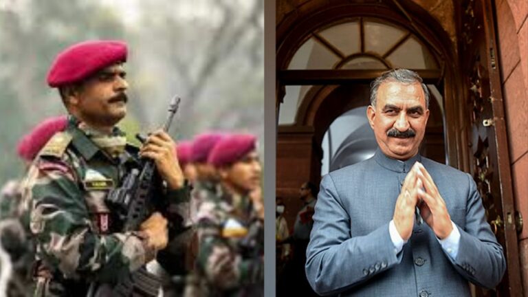 Sukhvinder Sukhu: అగ్నివీర్ పథకం వల్ల యువత సైన్యంలో చేరేందుకు ఆసక్తి కోల్పోతున్నారు.. ముఖ్యమంత్రి ఘాటు వ్యాఖ్యలు..