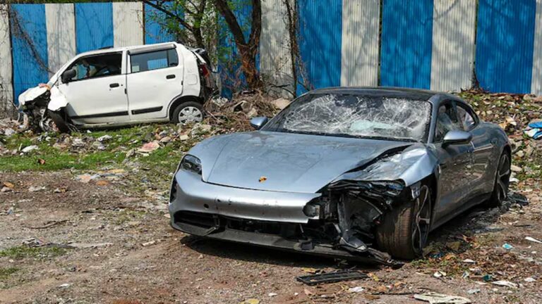 Pune Car Crash: ఇద్దరు పోలీస్ అధికారులపై వేటు