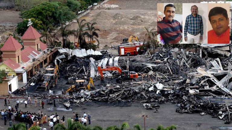 Rajkot fire: గేమింగ్ జోన్ ప్రమాదంలో నలుగురు అధికారుల అరెస్ట్