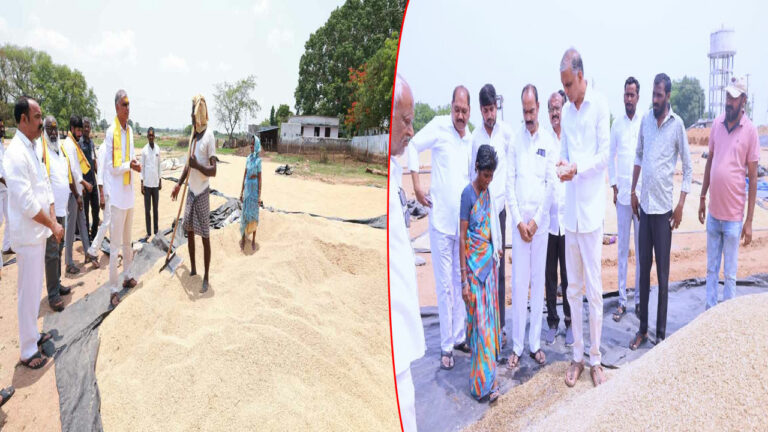 Harish Rao: వెంటనే త‌డిసిన ధాన్యాన్ని కొనుగోలు చేయాలి..
