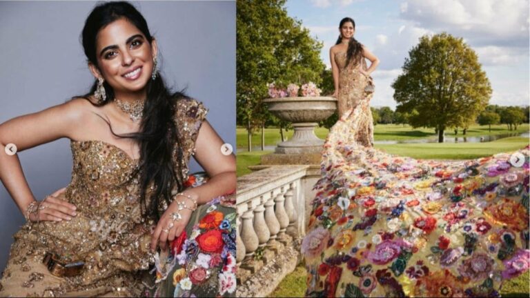 Isha Ambani: ఇషా అంబానీ శారీ ప్రత్యేకతలు ఏంటో తెలిస్తే మైండ్ బ్లాకే..