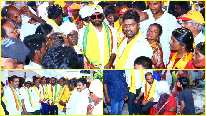 Kakarla Suresh: ఓటు వేయండి, ప్రశ్నించండి.. వినూత్న రీతిలో కాకర్ల సురేష్ ఎన్నికల ప్రచారం