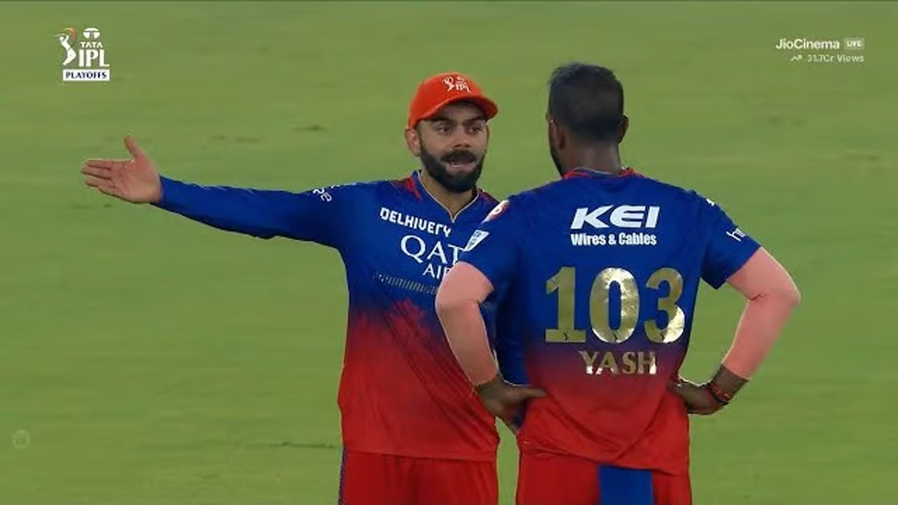 Virat Kohli: దయాల్ పై కోహ్లీ ఆగ్రహం.. వీడియో వైరల్