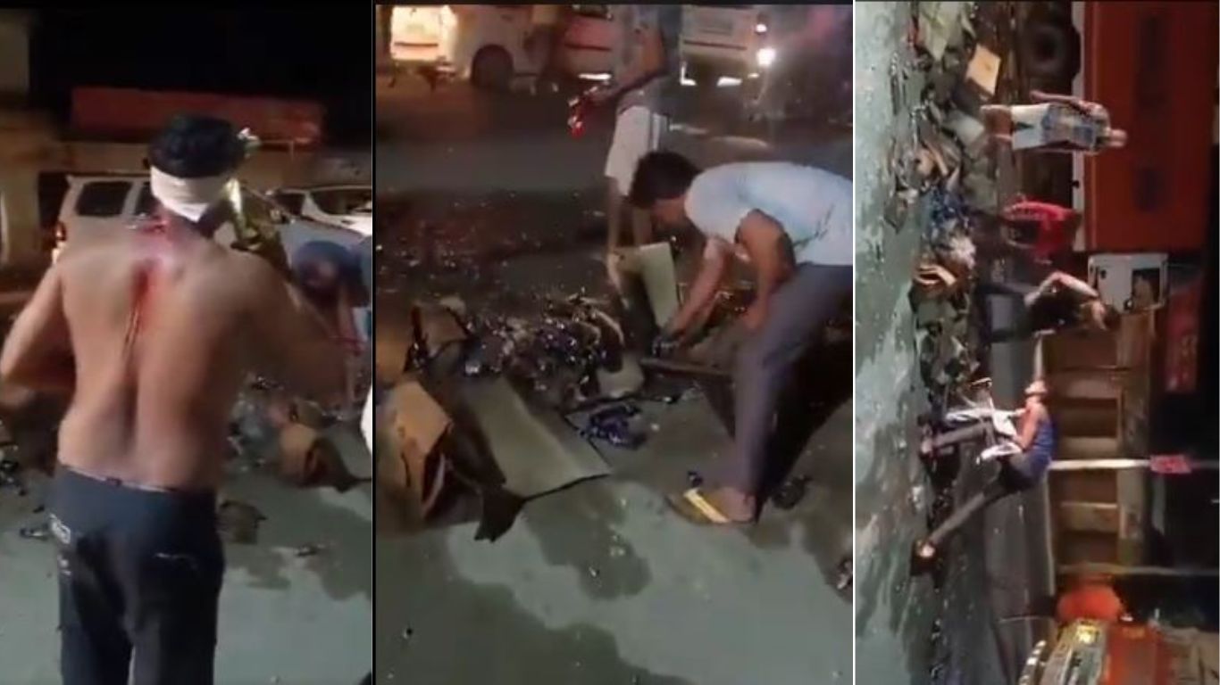 Liquor Truck Accident: డ్రైవర్ సహాయం కోసం ఎదురు చూస్తుంటే.. మద్యం బాటిల్స్ ఎత్తుకెళ్తున్న ప్రజలు..