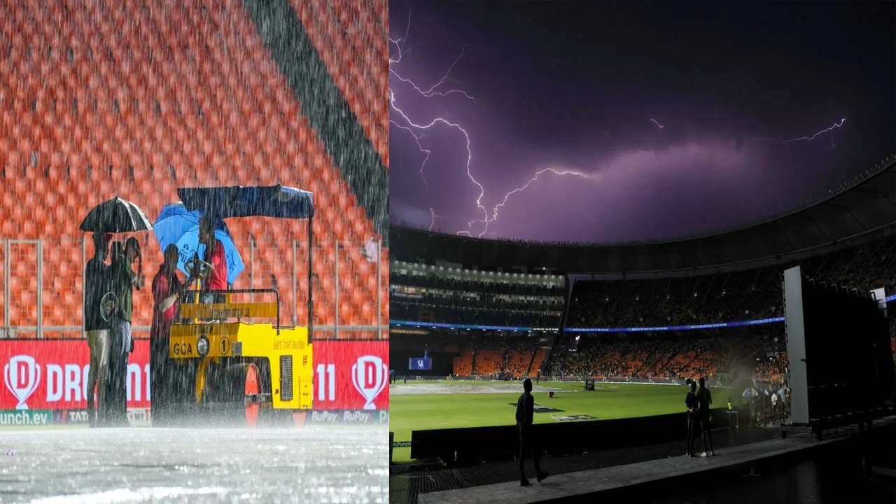 KKR vs GT: కోల్⁭కతా-గుజరాత్ మ్యాచ్ వర్షం కారణంగా రద్దు..