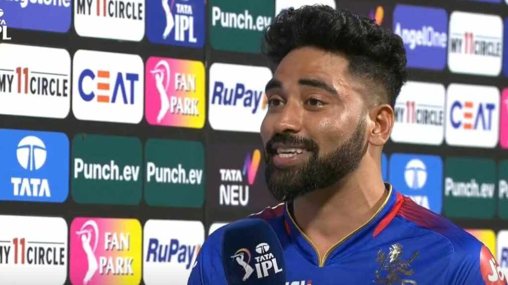 Mohammed Siraj Rcb