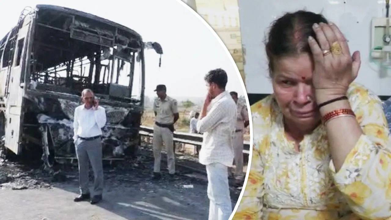 Haryana : బస్సు నిండా మంటలు.. అయినా డ్రైవర్ ఆపలేదు.. ప్రమాదం పై ప్రత్యక్ష సాక్షి కథనం