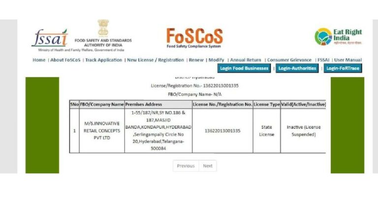 Serilingampalle: బిగ్ బాస్కెట్ స్టోర్ లైసెన్స్  సస్పెండ్  చేసిన ఫుడ్ సేఫ్టీ అధికారులు