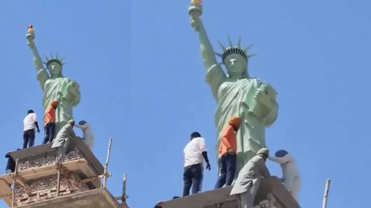Statue of Liberty: ఇదేం పిచ్చి.. పంజాబ్ లోని ఇంటిపై ‘స్టాట్యూ ఆఫ్ లిబర్టీ’!