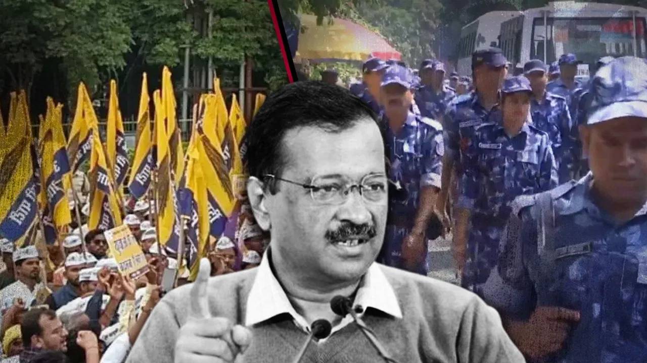Aravind Kejriwal : ఆప్ నేతలతో పీఎంవో కు కేజ్రీవాల్.. పర్మీషన్ లేదు.. రావొద్దన్న పోలీసులు