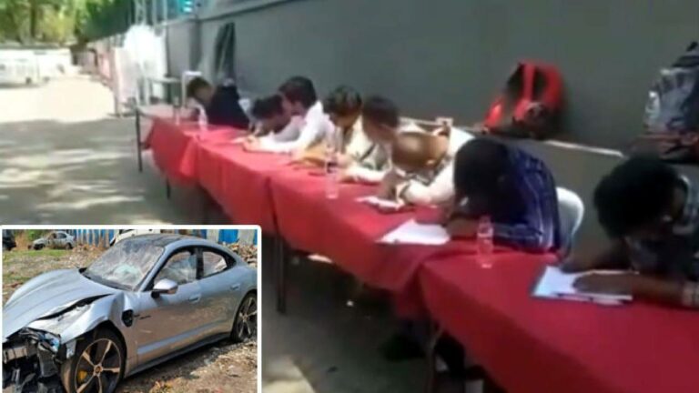 Pune Porsche accident: పోర్షే కార్‌ యాక్సిడెంట్‌ కేసులో జస్టిస్‌ బోర్డు ఆదేశాలపై కాంగ్రెస్ వినూత్న నిరసన