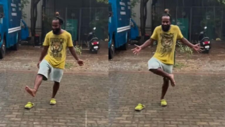 Viral Video : వర్షంలో తడుస్తూ పుష్ప స్టెప్ ను కుమ్మేశాడుగా.. వీడియో వైరల్..